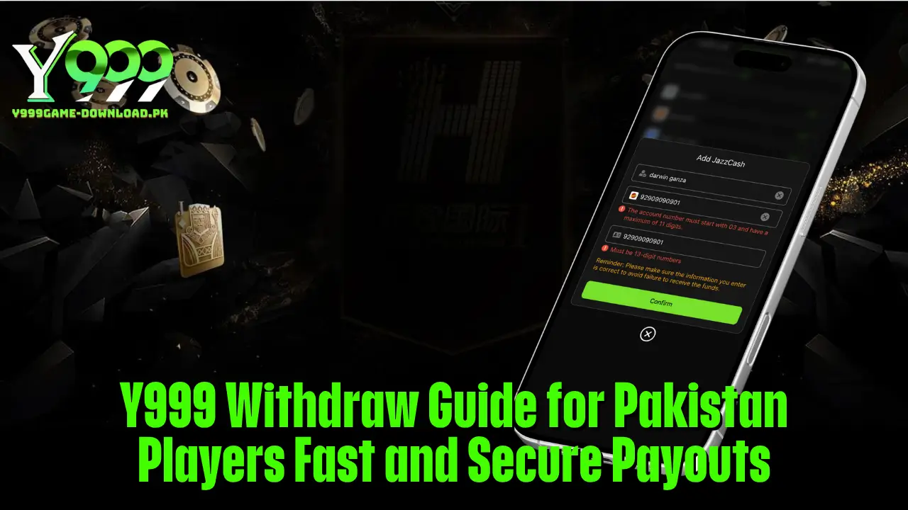 Y999 Withdraw Guide for Pakistan Players Fast and Secure Payouts 1 Y999 Withdraw Guide for Pakistan Players Fast and Secure Payouts